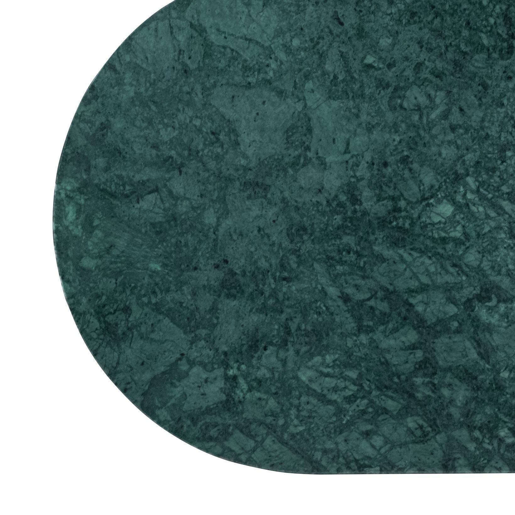 Hübsch Nusa Table Metal / Marble Green