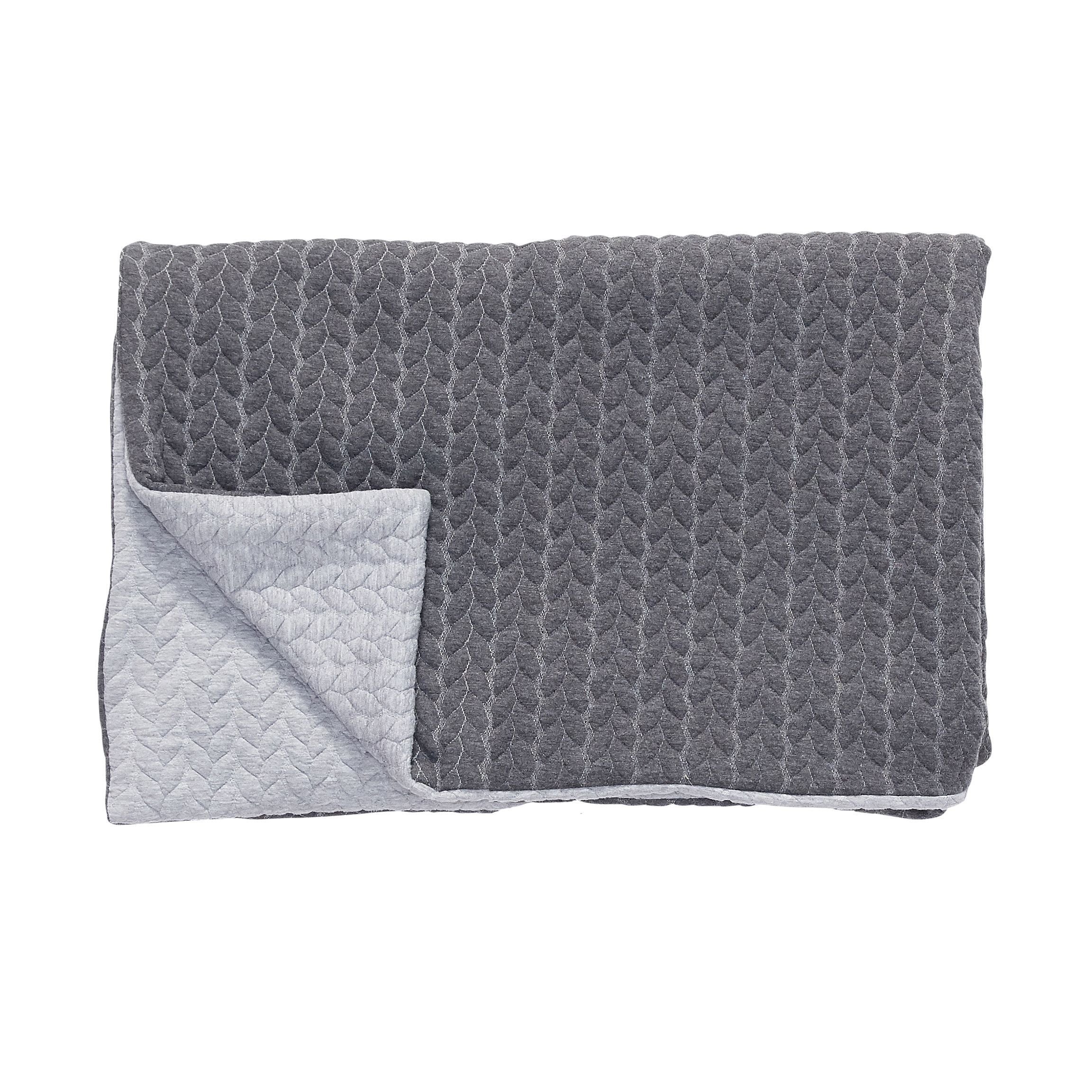 Hübsch Plaid Blanket M Pattern Dark Grey/Light Grey