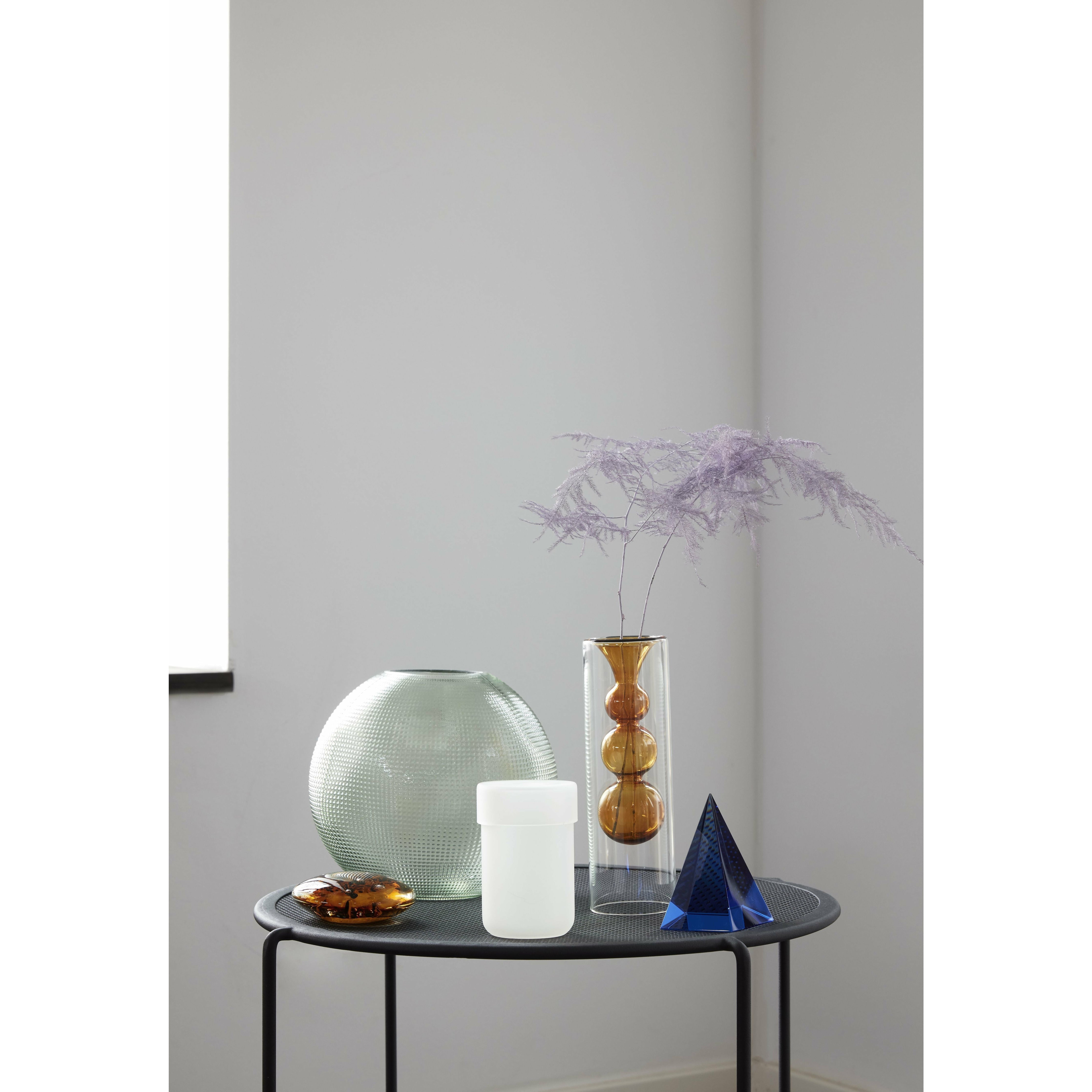 Hübsch Spielen Sie Vase Glass Amber/Blue/Pink Set von 3