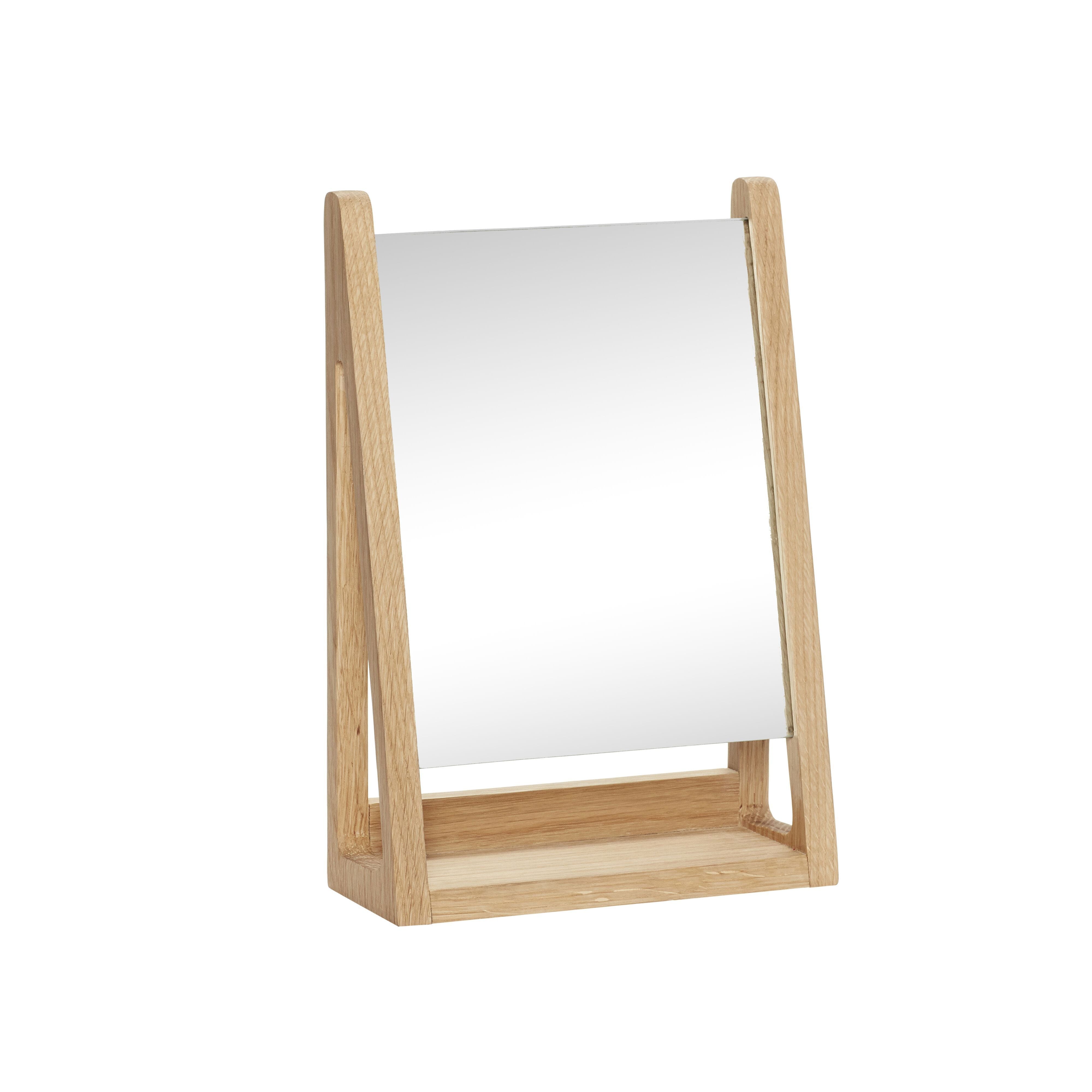 Hübsch点桌镜子正方形FSC自然