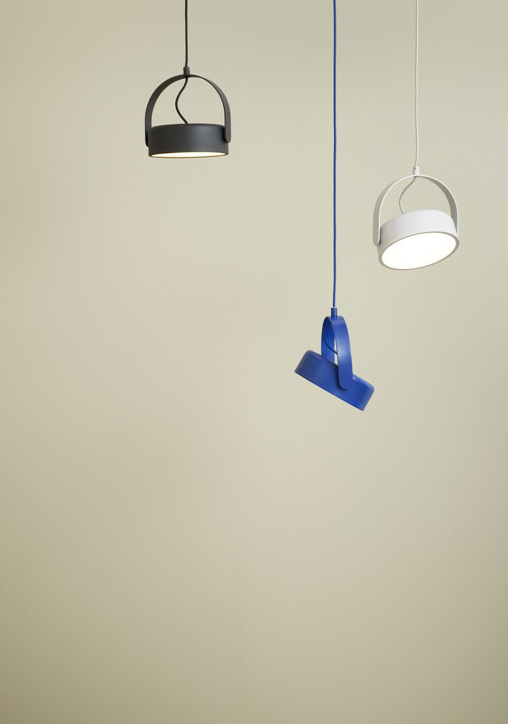 Lampada a soffitto a LED a LED Hübsch, grigio chiaro