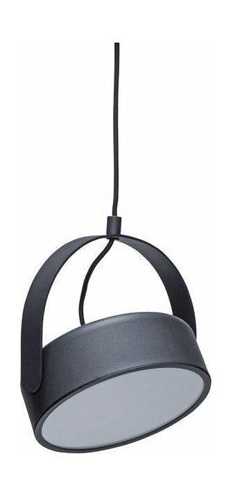 Hübsch Steg LED -taklampa, svart