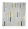 Hübsch Twist Bedspread 260x260 cm, mørkegrønn/flerfarget