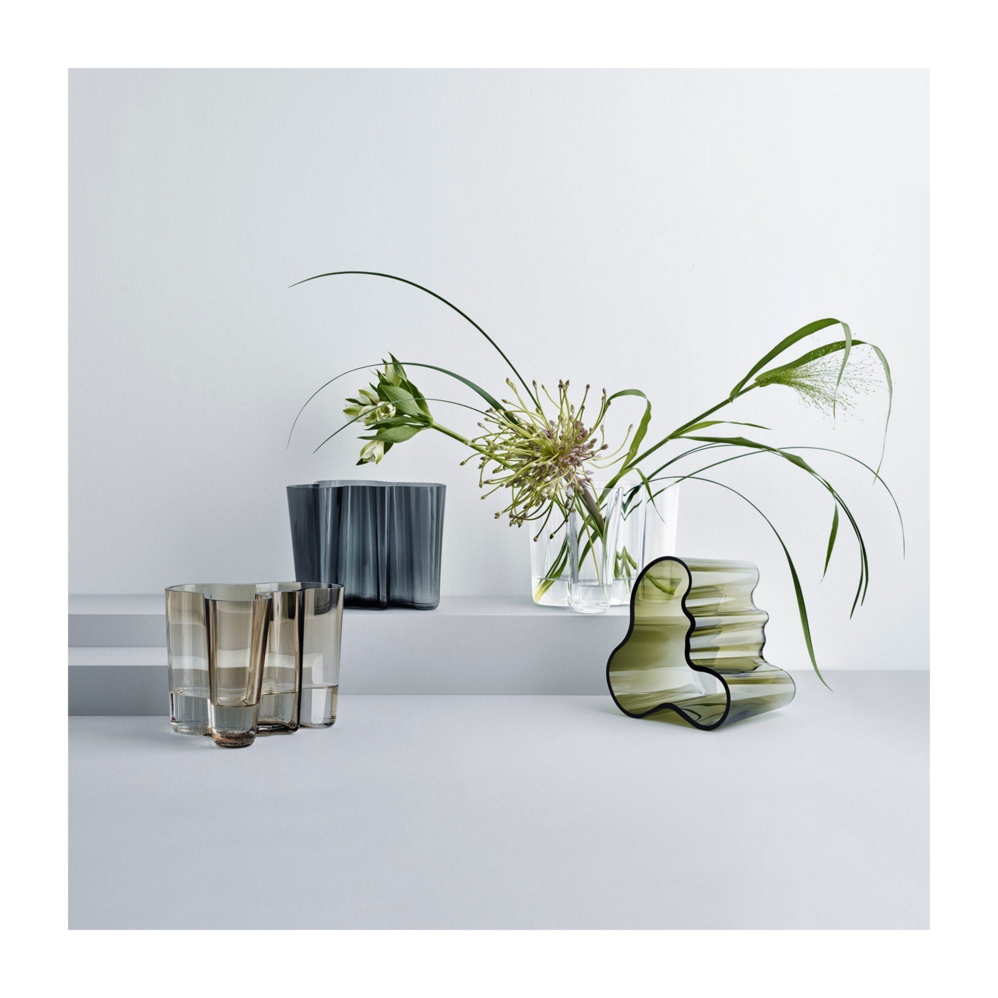 Vase en lin Iittala Aalto, 16 cm