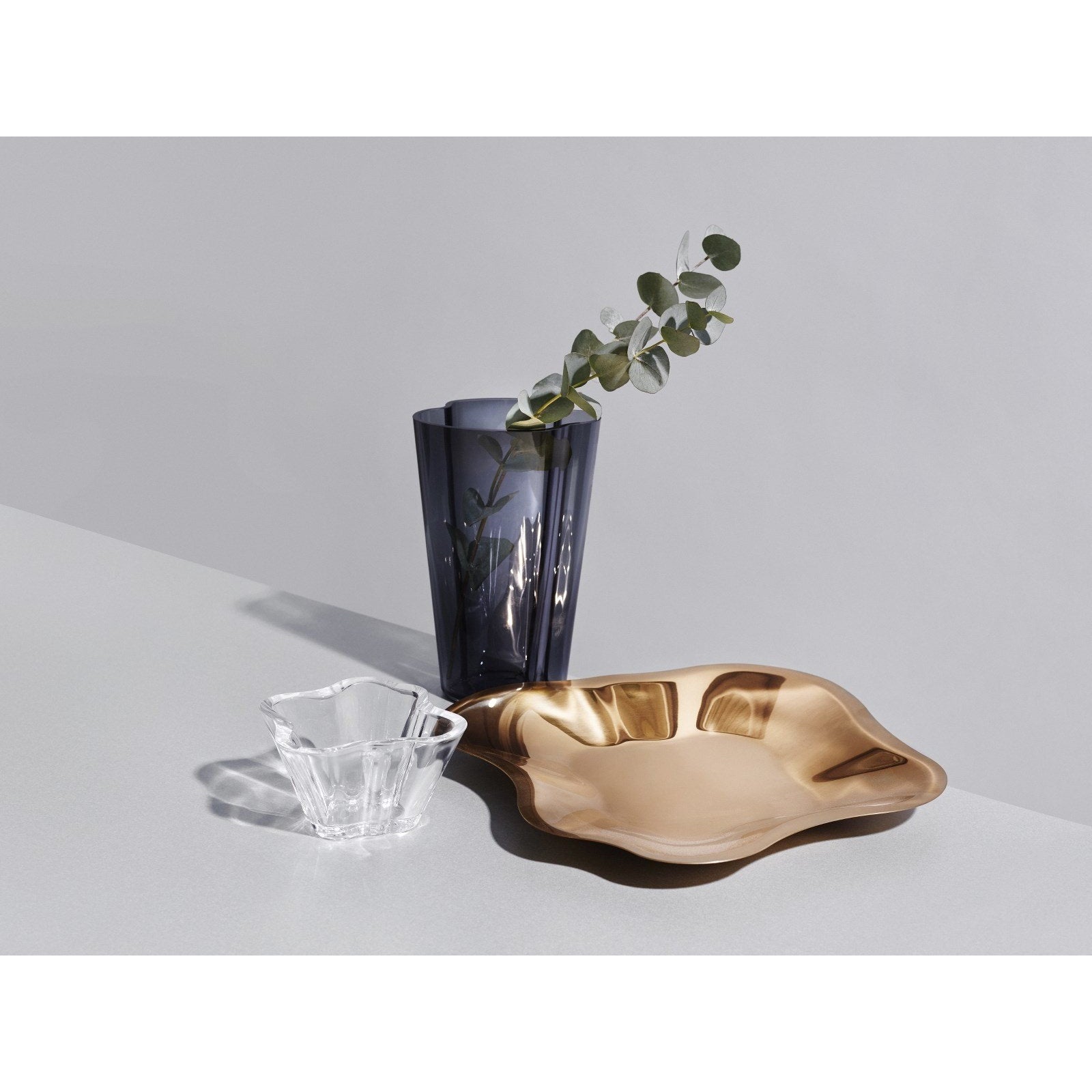 Iittala Alvar Aalto Vase mørkegrå, 22 cm