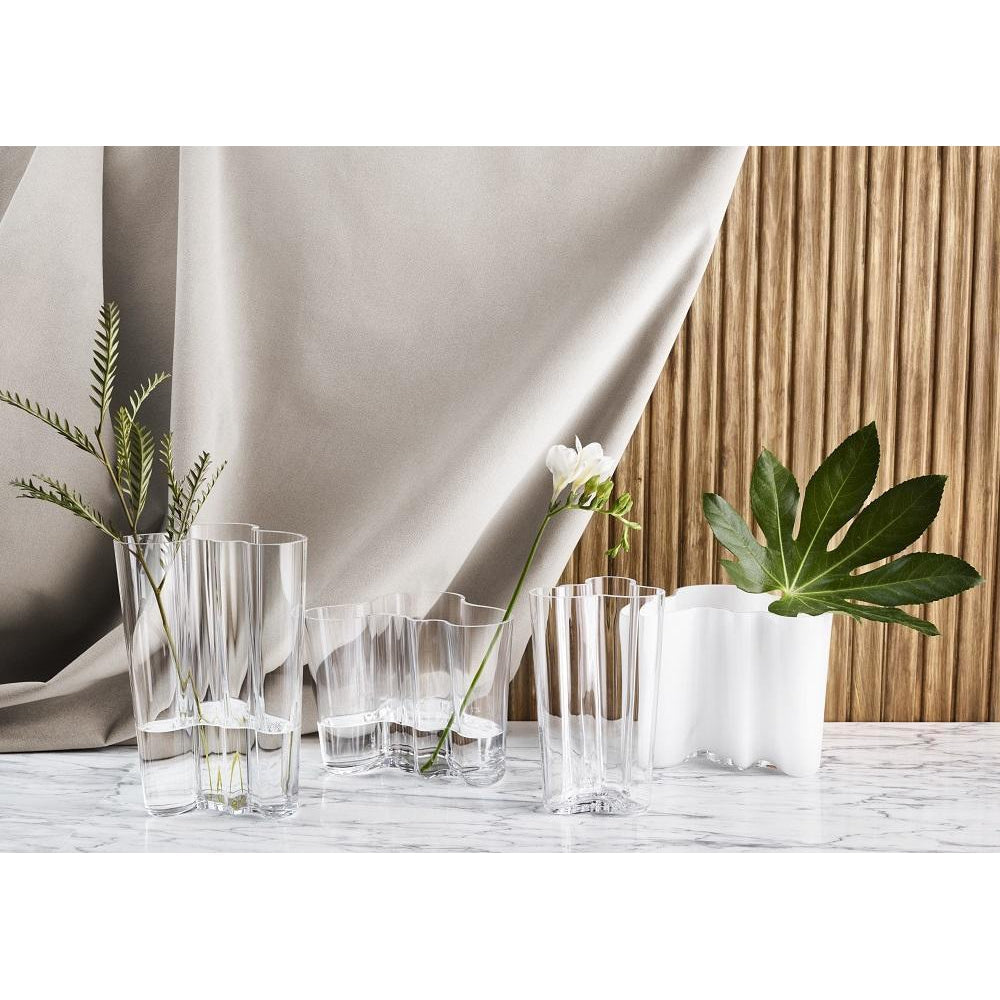 Iittala Alvar Aalto花瓶白色，25,1厘米