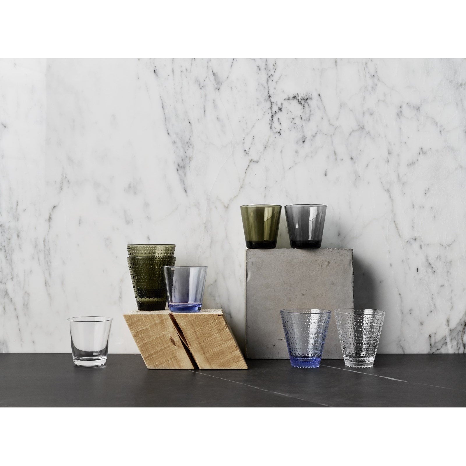 Iittala Kastehelmi Glass Clear 2pcs, 30cl