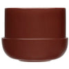 Iittala Nappula Flowerpot With Saucer 170x130mm, Brown
