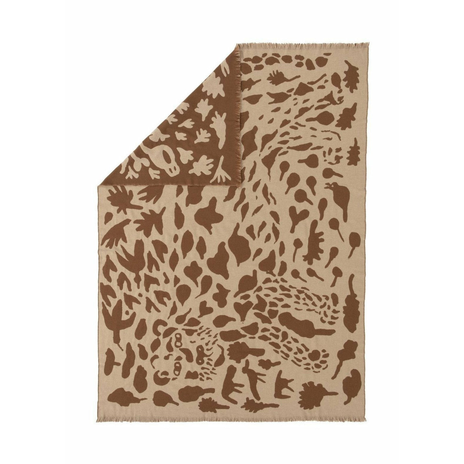 Iittala Oiva Toikka Blanket Cheetah Brown, 180x130cm