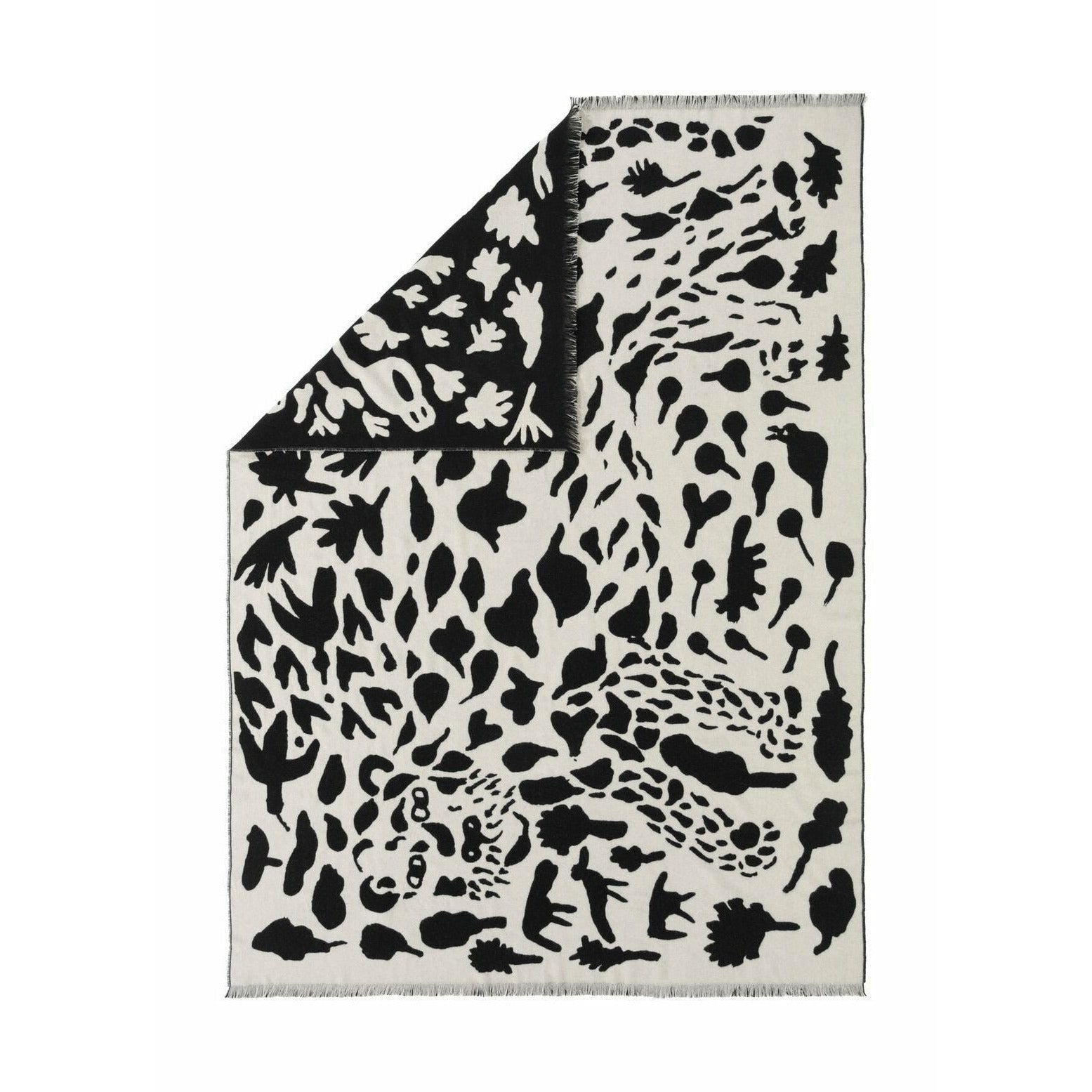 Iittala Oiva Toikka coperta ghepardo nero, 180x130cm