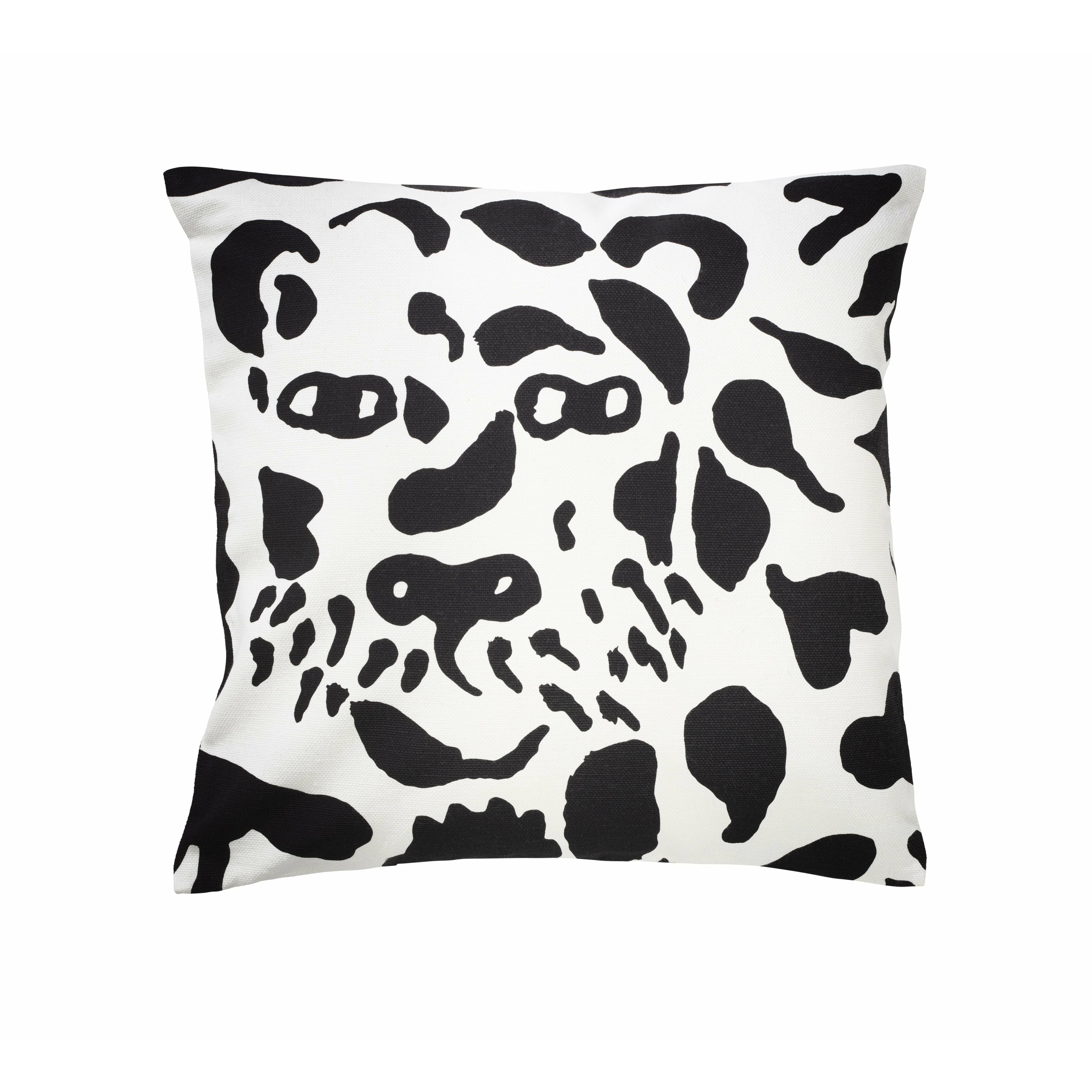 Iittala Oiva Toikka Pillowcase 47x47cm, Cheetah sort/hvid