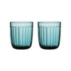 Iittala Raami Glass Sea Blue 2pcs，26Cl