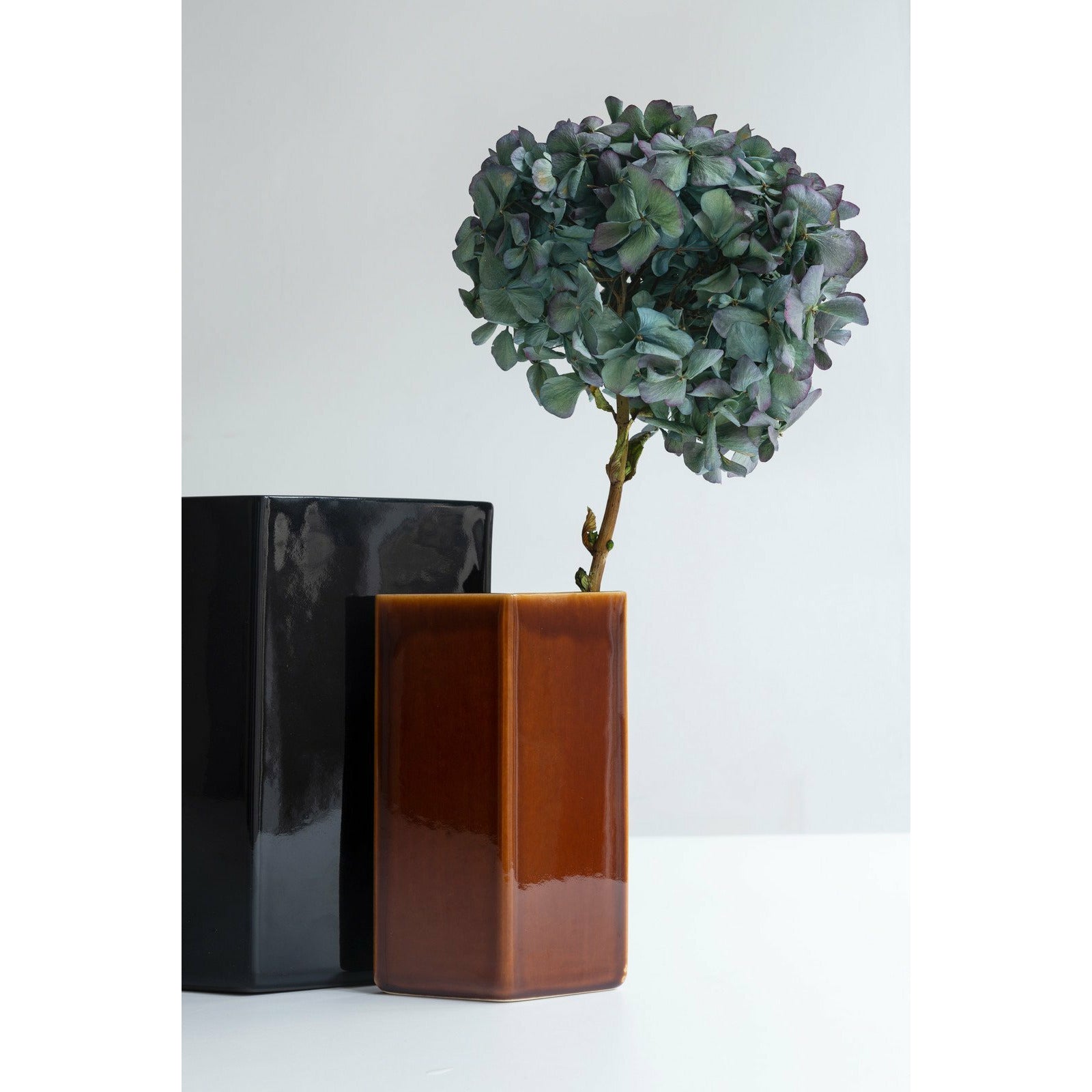 Iittala Ruutu en céramique Vase Brown, 18 cm