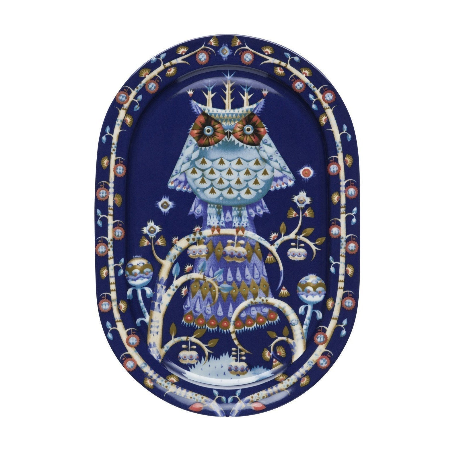 Iittala Taika Serving Plate Oval Blue , 41cm