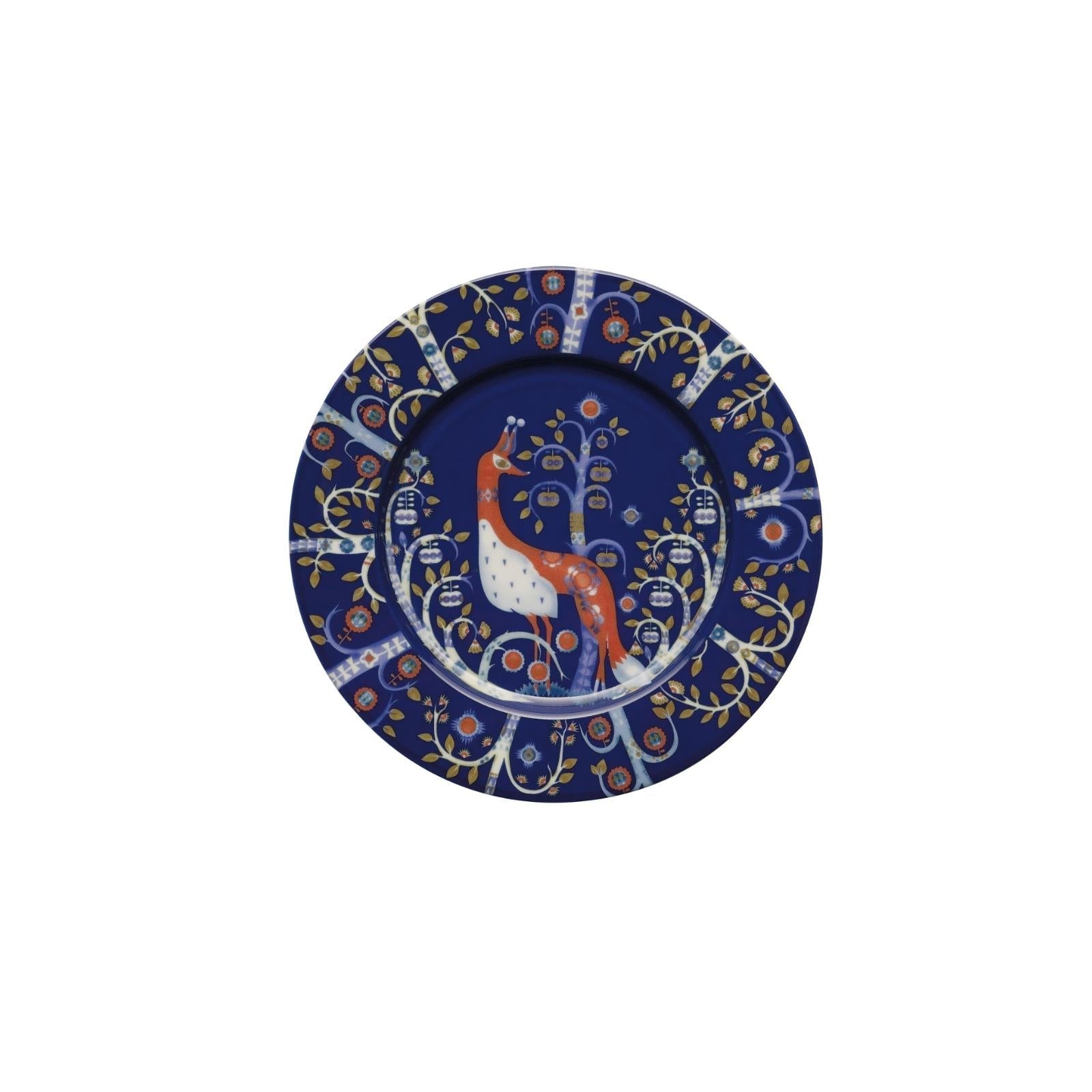 Iittala Taika plade fladblå, 22 cm
