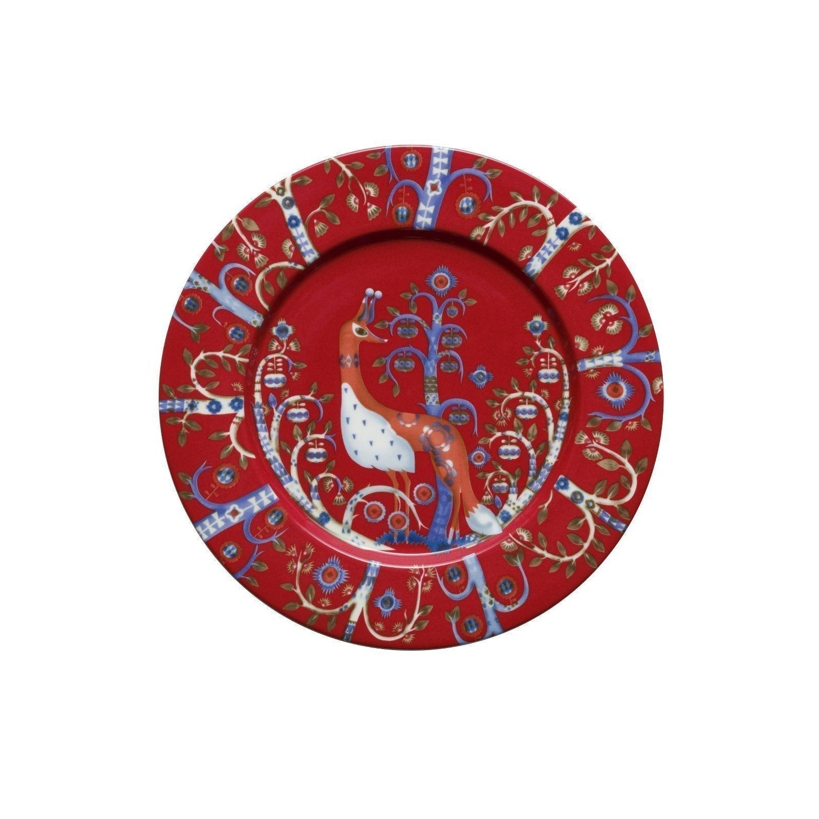 Iittala Taika tallrik röd, 22 cm