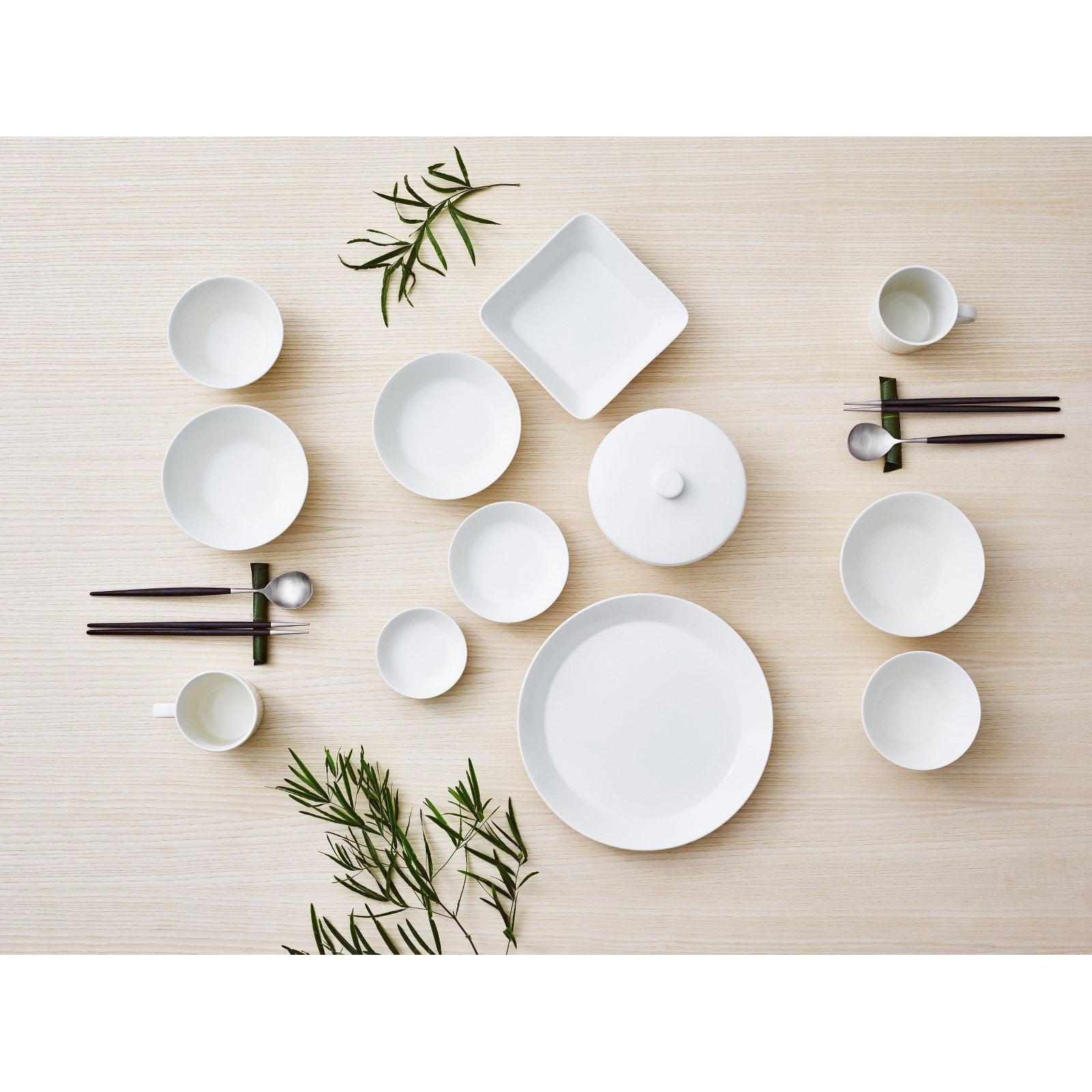 Iittala Teema Bowl Set White, 3 Pieces