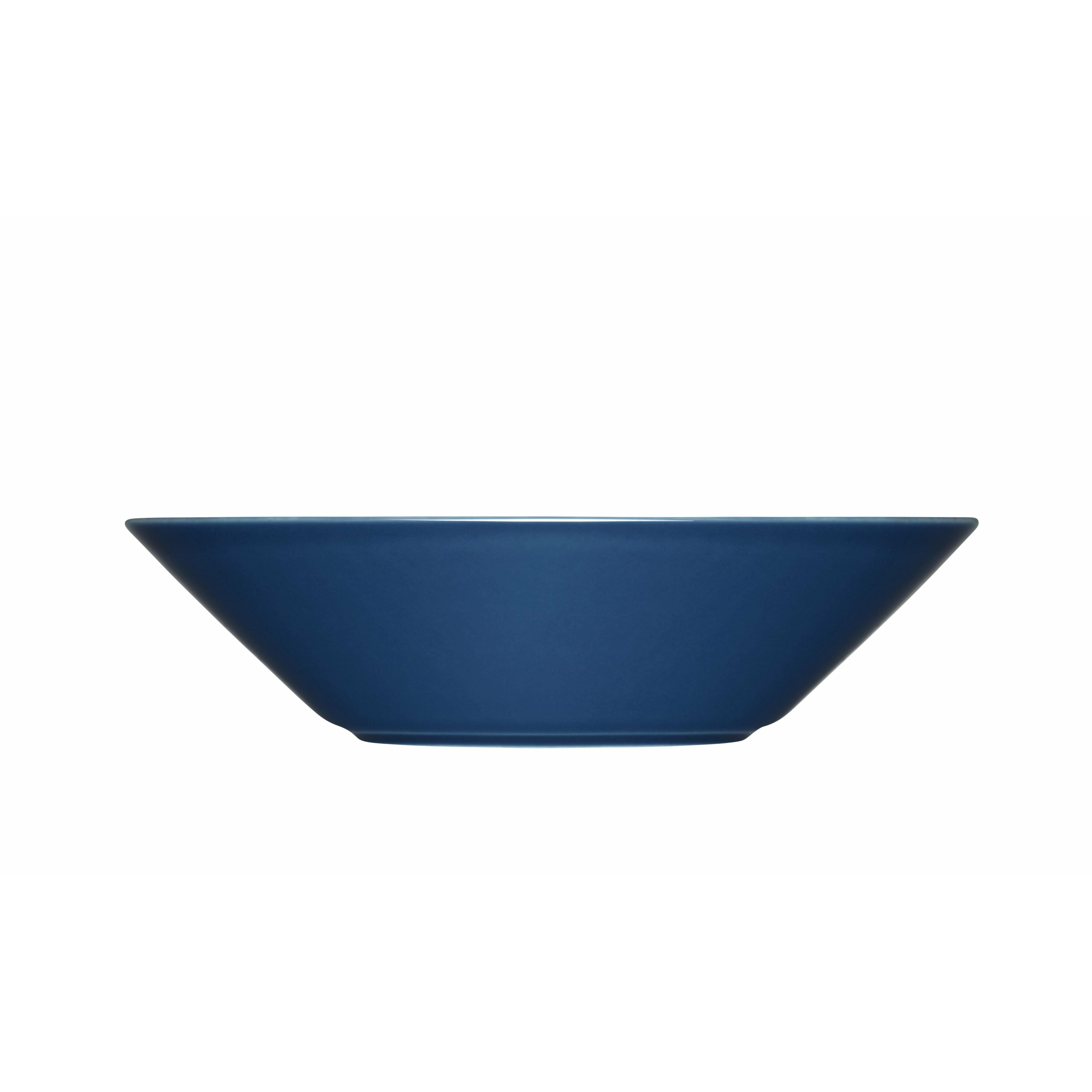 Iittala Teema djup platta 21 cm, vintage blått