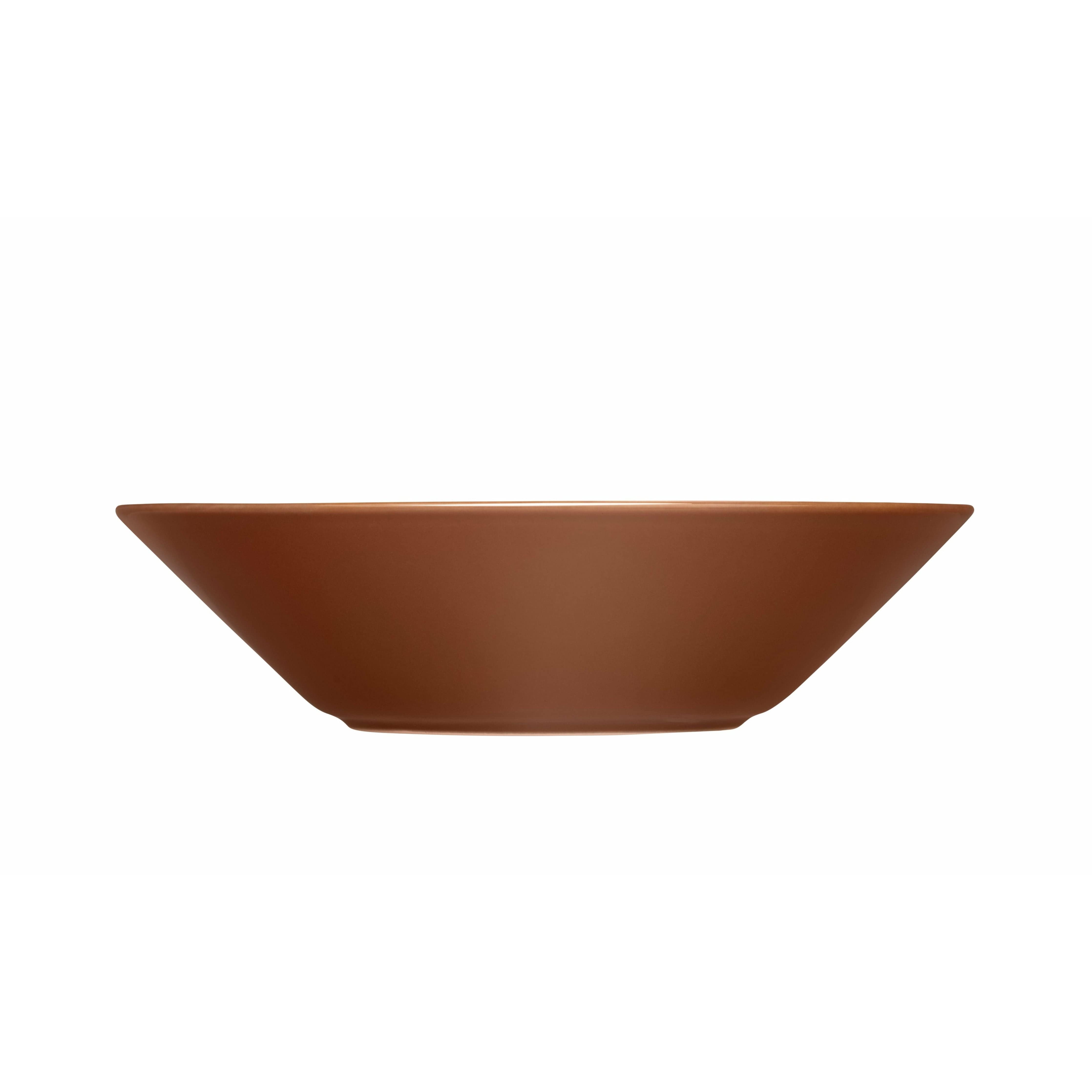 Iittala Plaque profonde de Teema 21cm, brun vintage