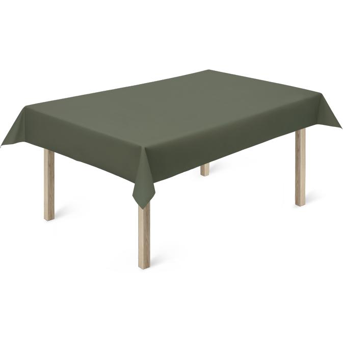 Juna Basic Acrylic Tablecloth深绿色，140厘米