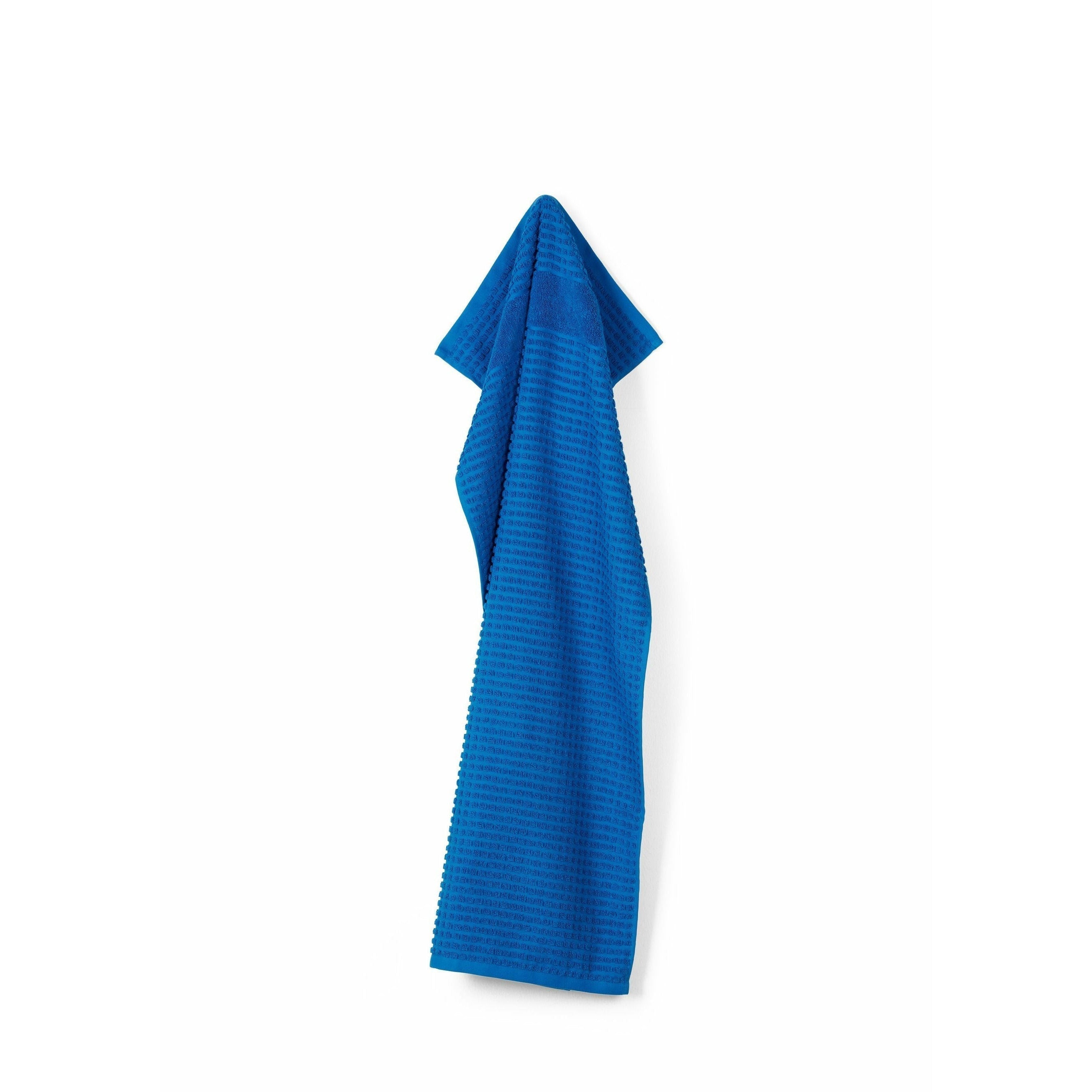 朱娜检查毛巾50x100厘米，蓝色