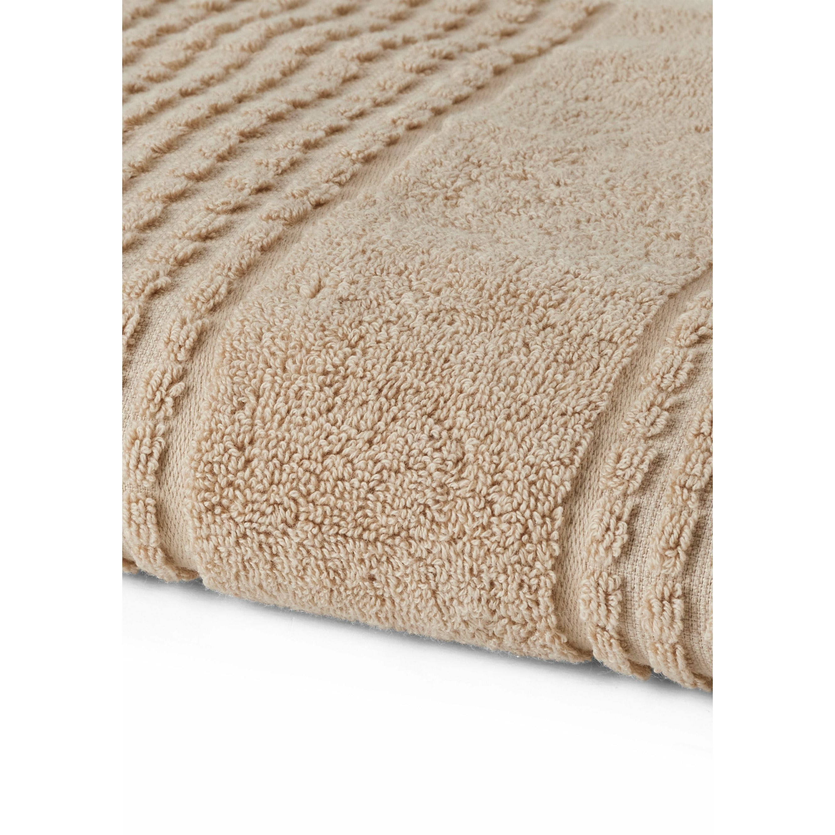 Juna Check Towel 50x100 Cm, Sand