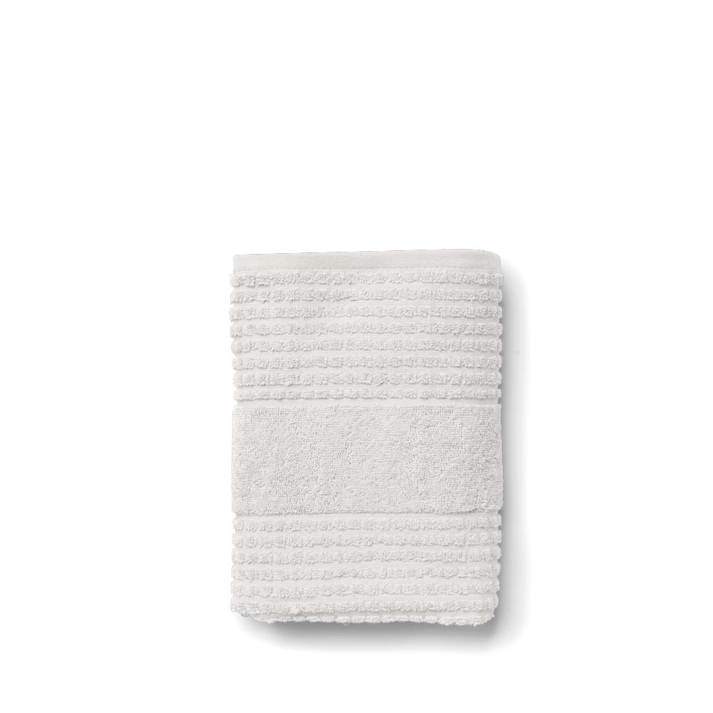 Juna Check Towel Light Grey, 50x100 Cm