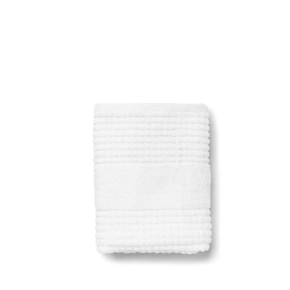 Juna Karo-Handtuch Weiß, 70x140 Cm