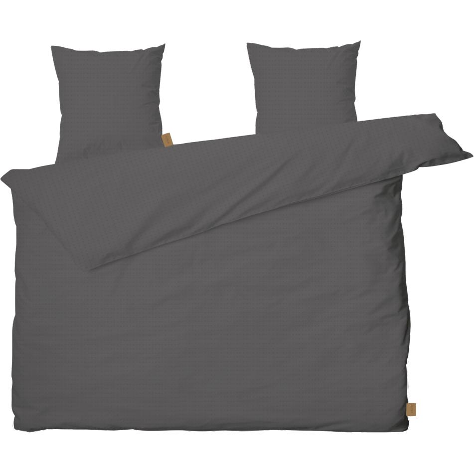 Juna Kub säng linne mörkgrå, 200x200 cm