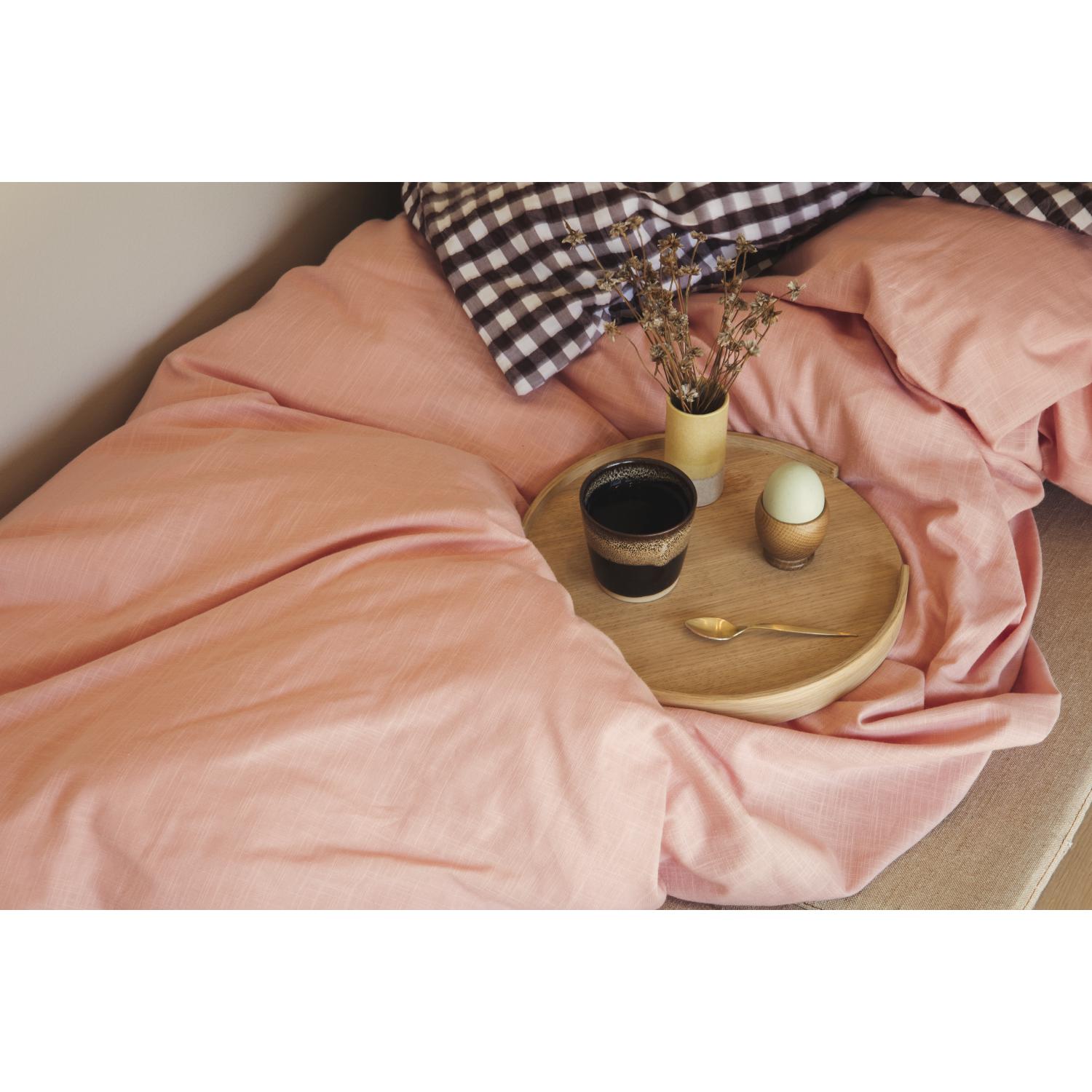 Linenna a letto monocromatico Juna, piccioni rosa