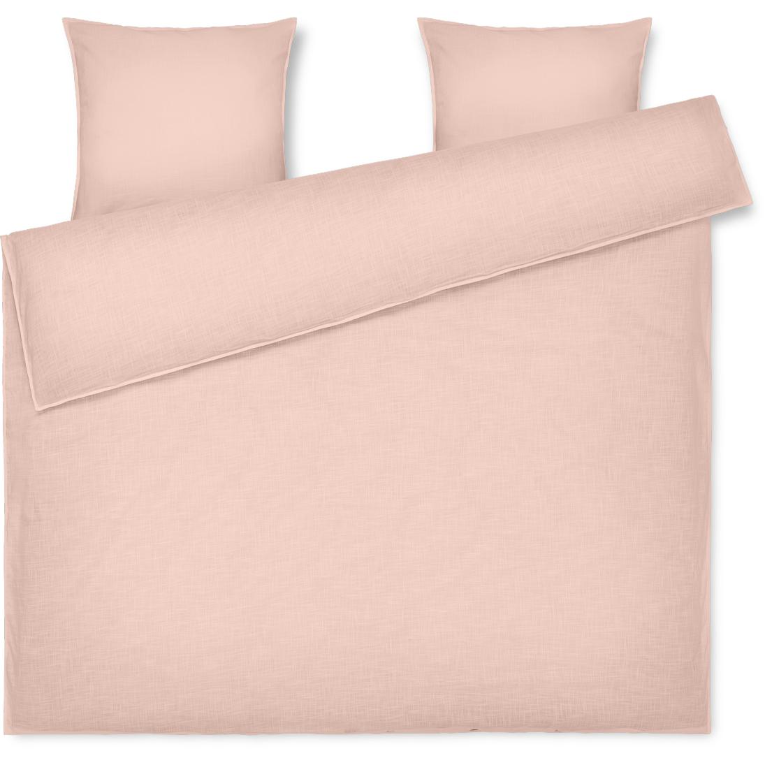 Linenna a letto monocromatico Juna, piccioni rosa