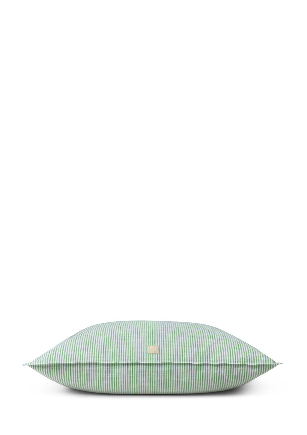 Copertina di cuscino di linee monocromatiche di Juna 63 x60 cm, verde/bianco