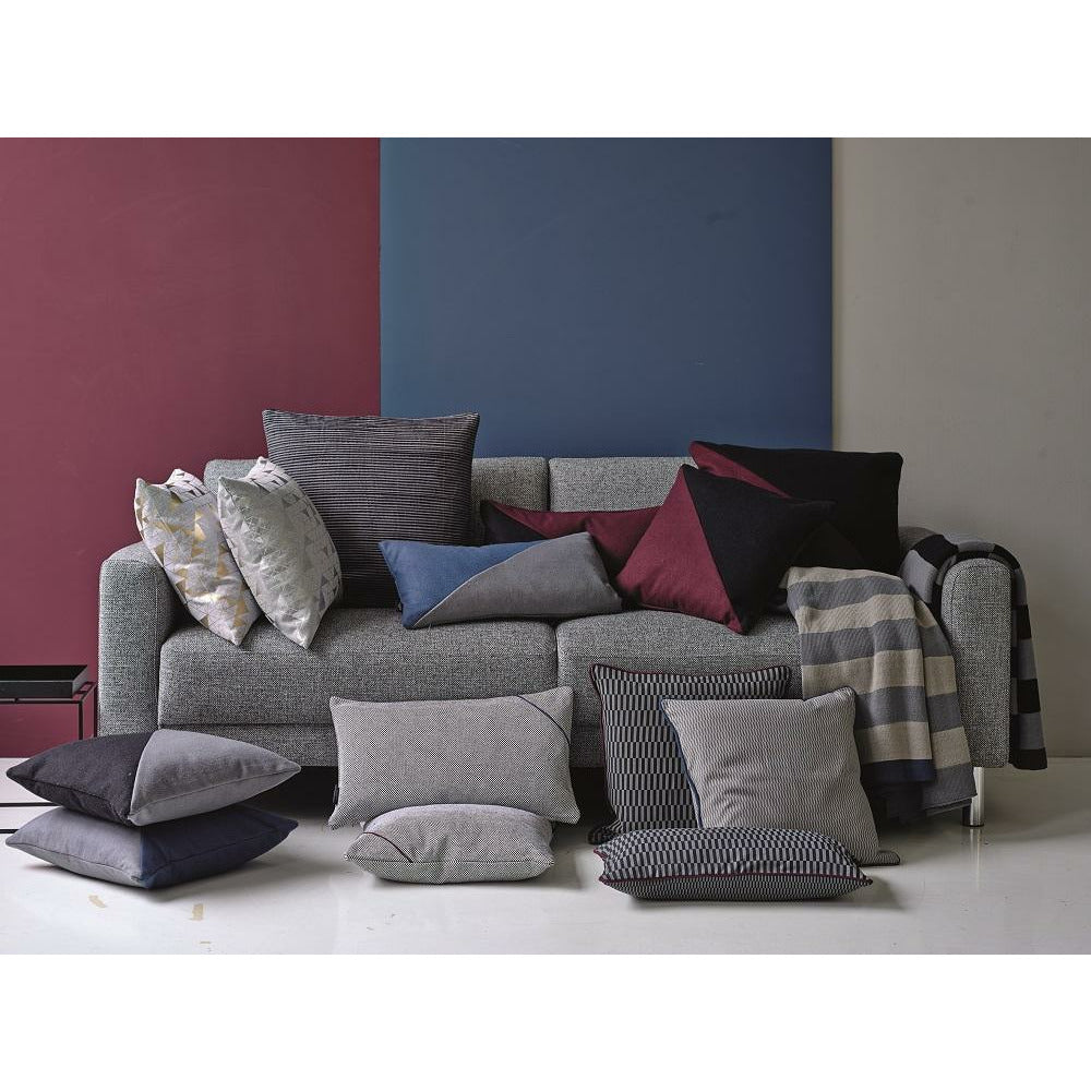 Juna Percale Cushion Covers Grey, 50x70 Cm