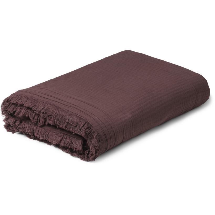 Juna Se sengetæppet chokolade, 190x260 cm