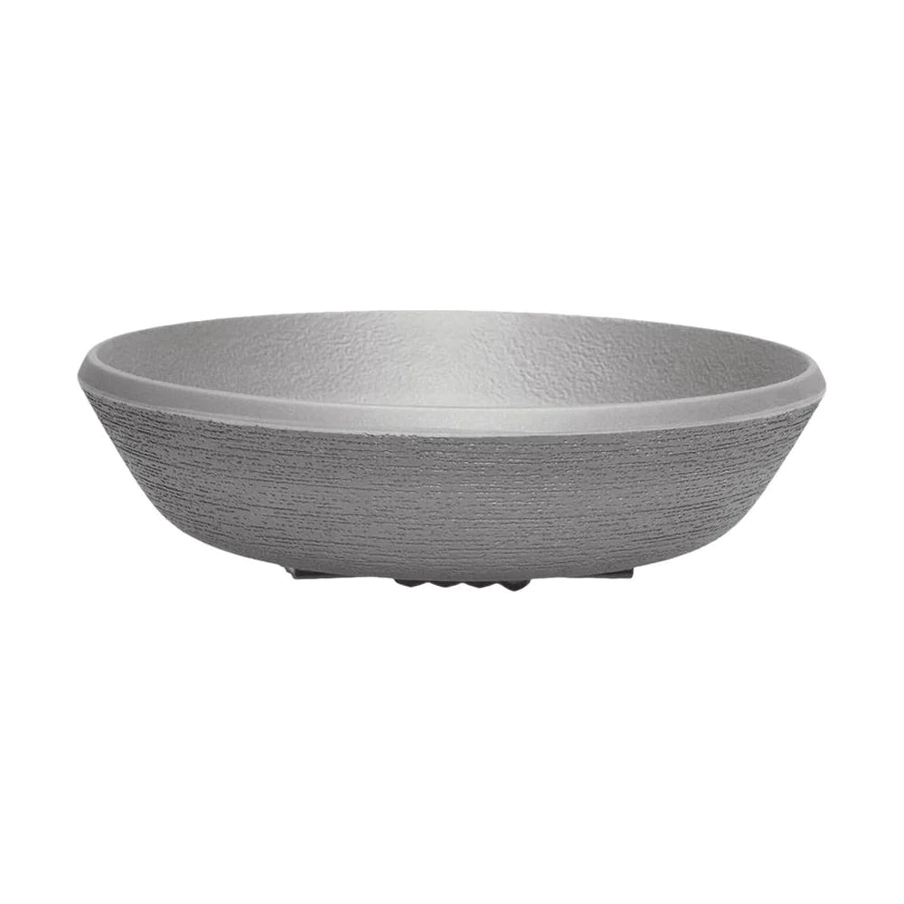 Kartell Trama Set Of 4 Soup Plates, Charcoal