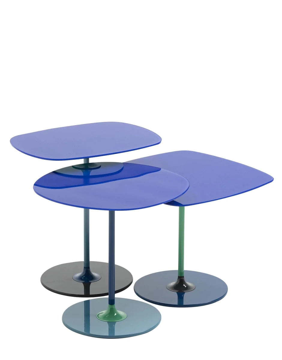 Kartell Thierry Side Table Low, Blue