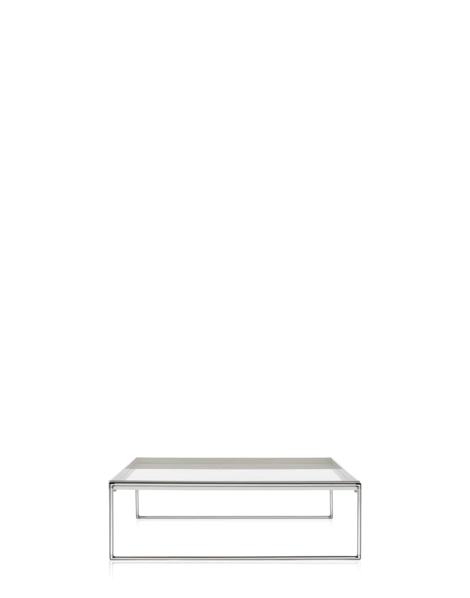 Tabella laterale dei vassoi Kartell 80x80 cm, bianco