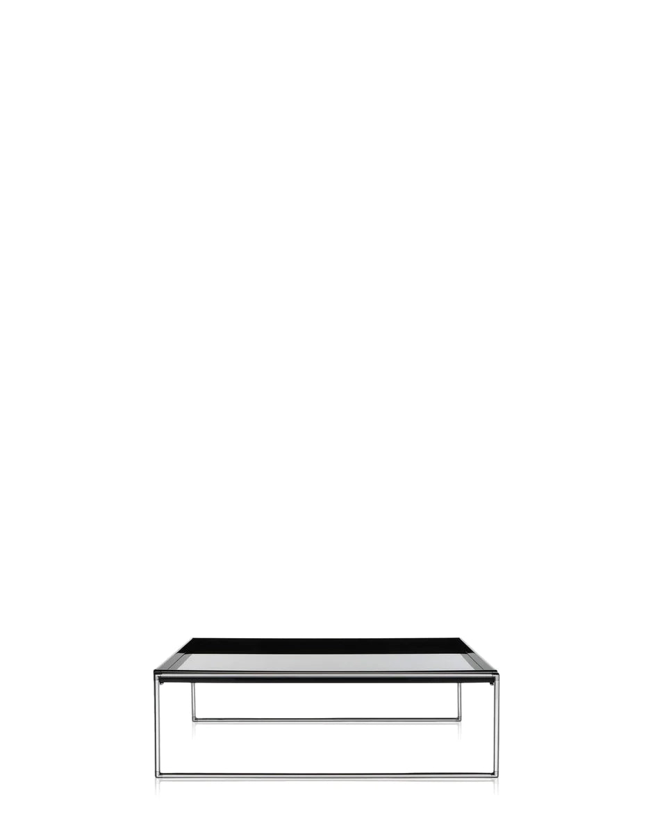 Kartell -Tabletts Bei Tabelle 80x80 cm, schwarz