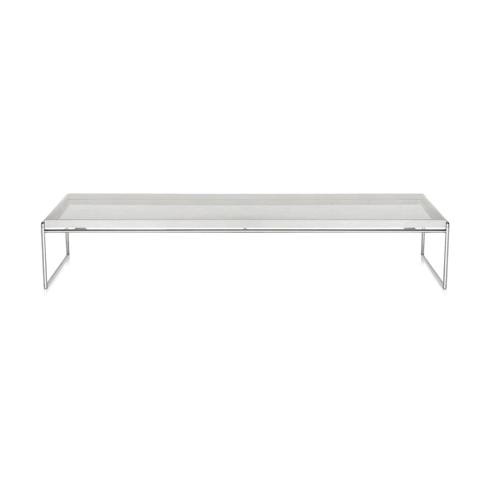 卡特尔托盘边桌140x40厘米，白色