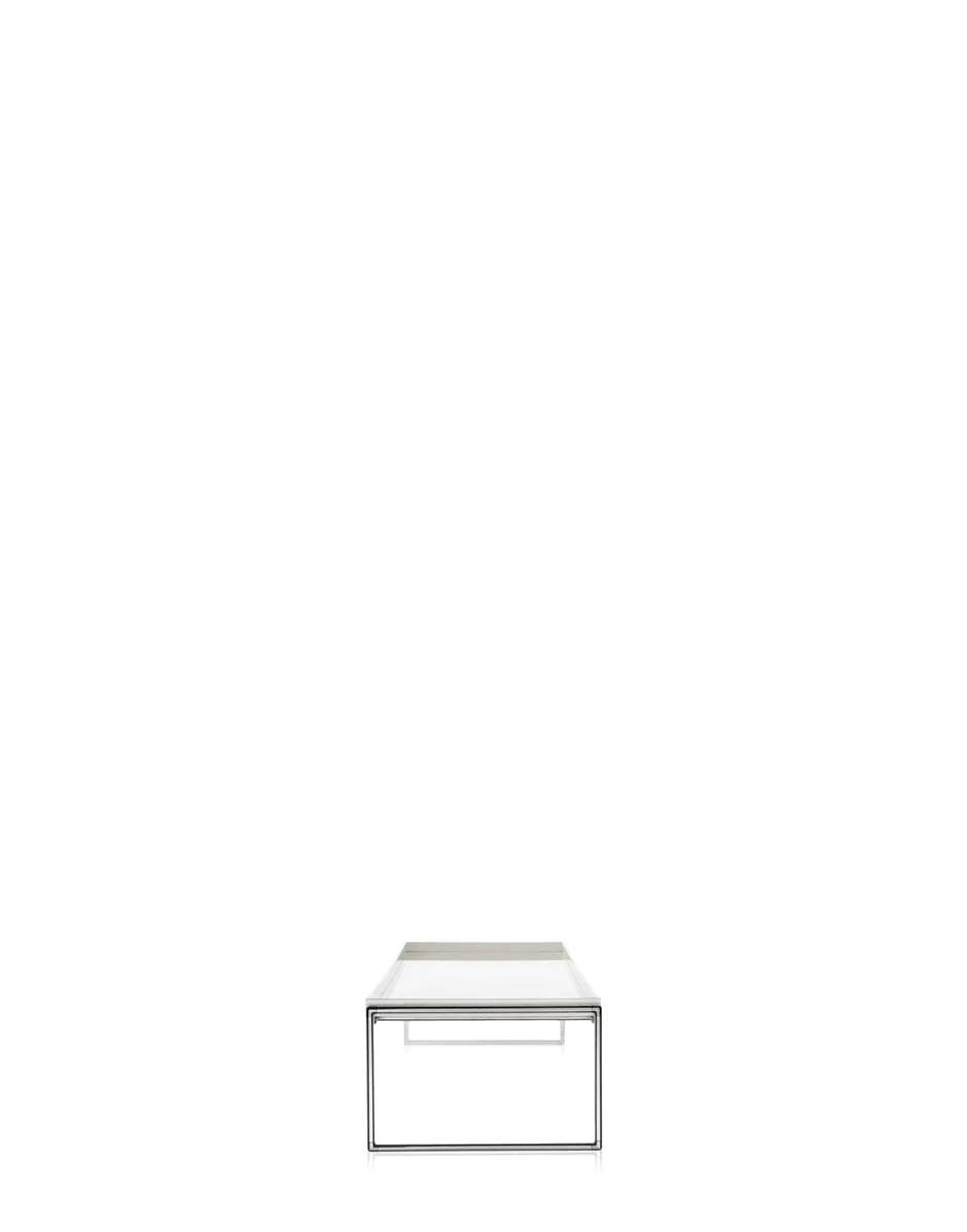 Kartell -Tabletts Seiten Tabelle 140x40 cm, weiß