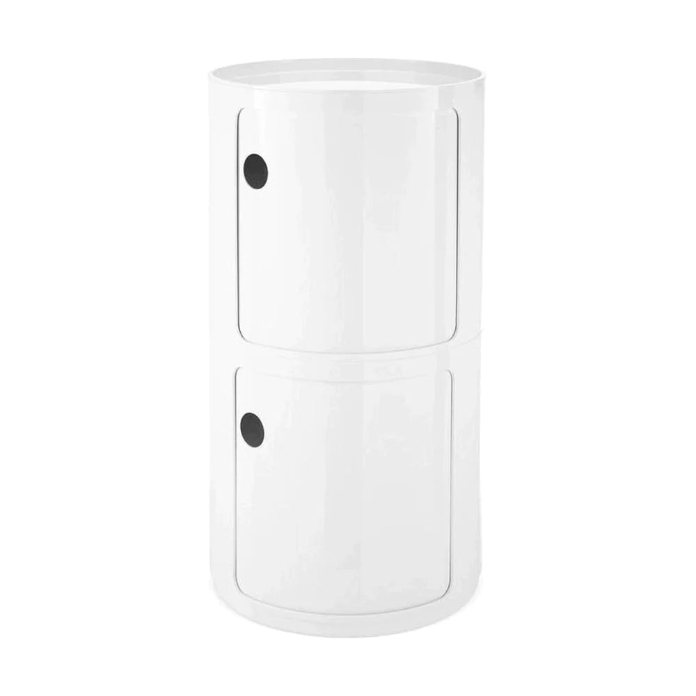 Kartell Componibili Classic Big Container 2 Elements Big, White