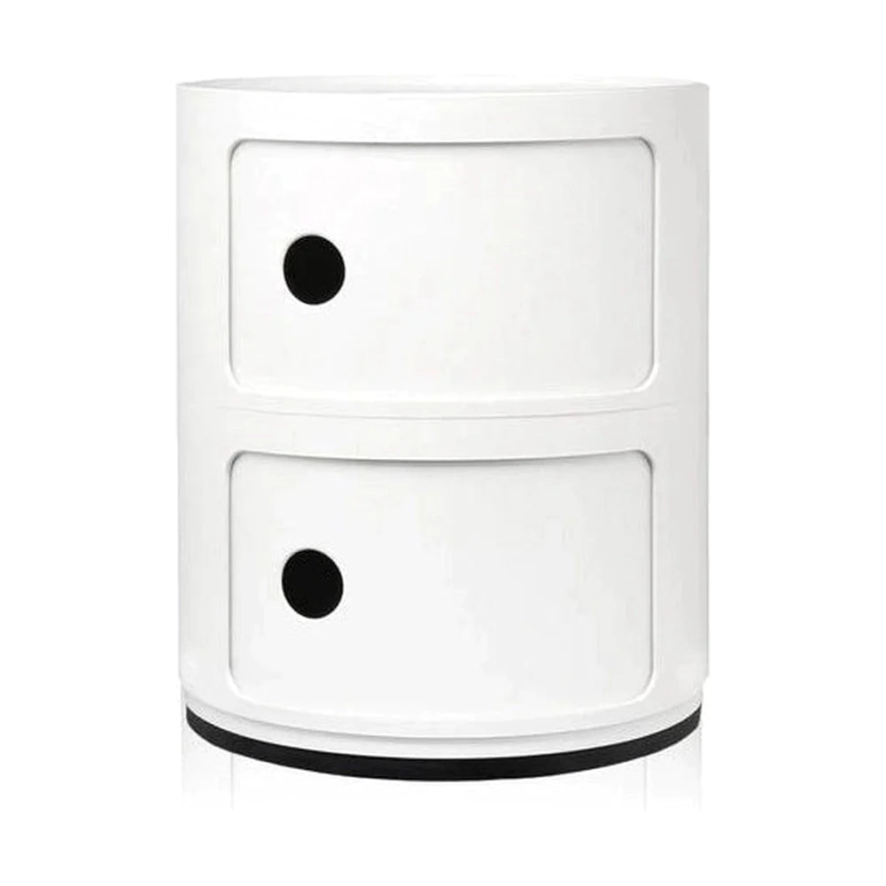 Kartell Componibili Classic Container 2 Elements, White