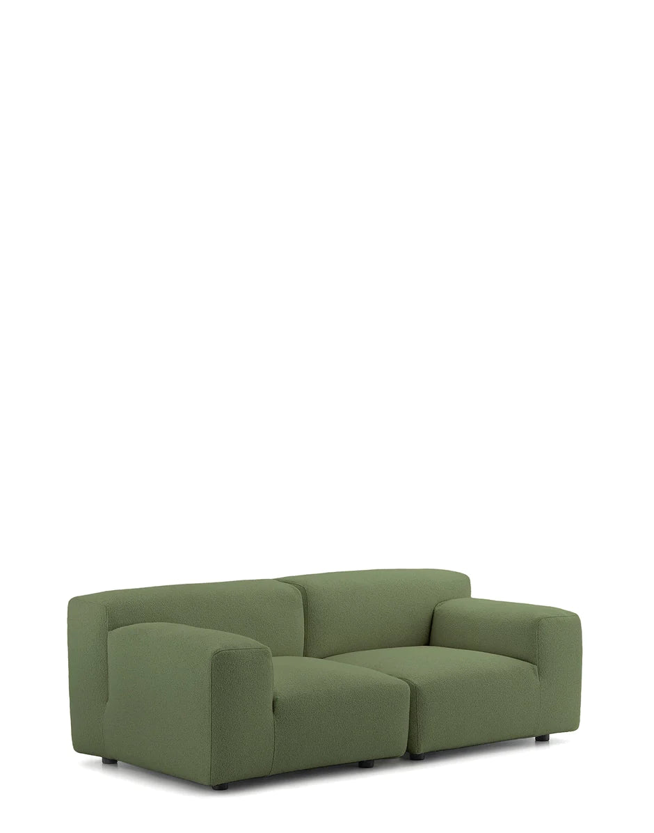 Kartell Plastics Duo 2 Seater Sofa Dx Orsetto, Green