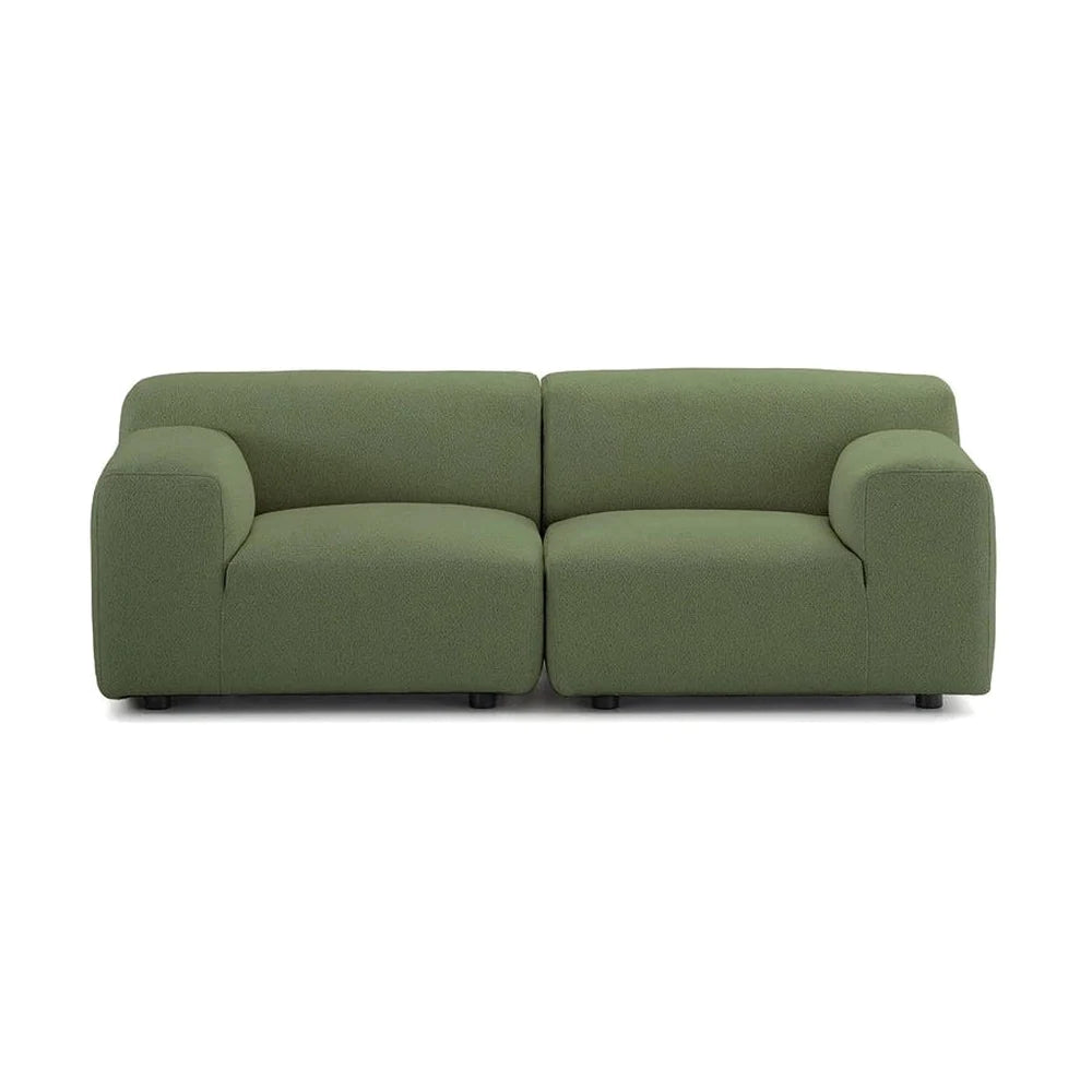 Kartell Plastics Duo 2 Seater Sofa Dx Orsetto, Green