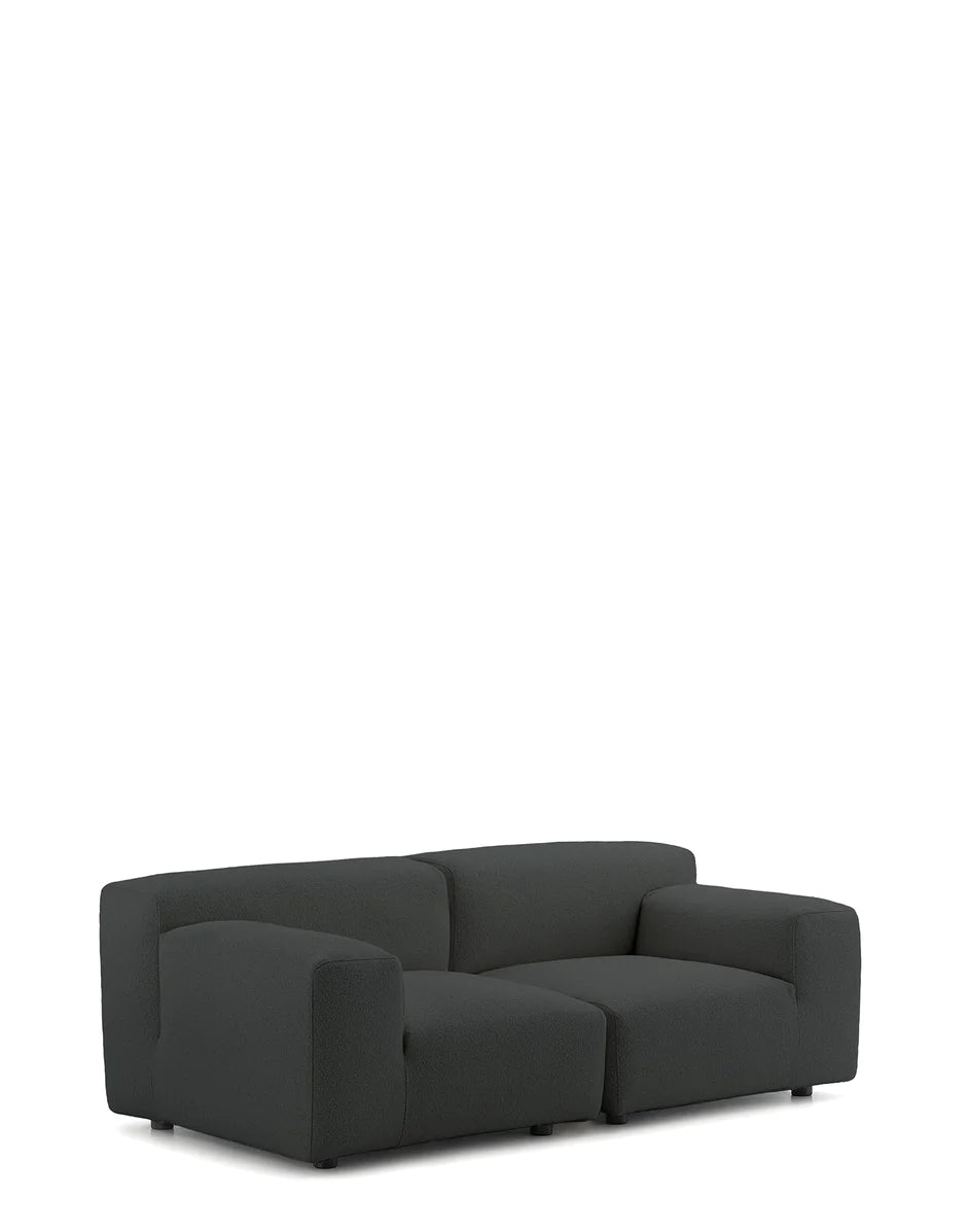 Kartell Plastics Duo 2 Seater Sofa Dx Orsetto, Grey