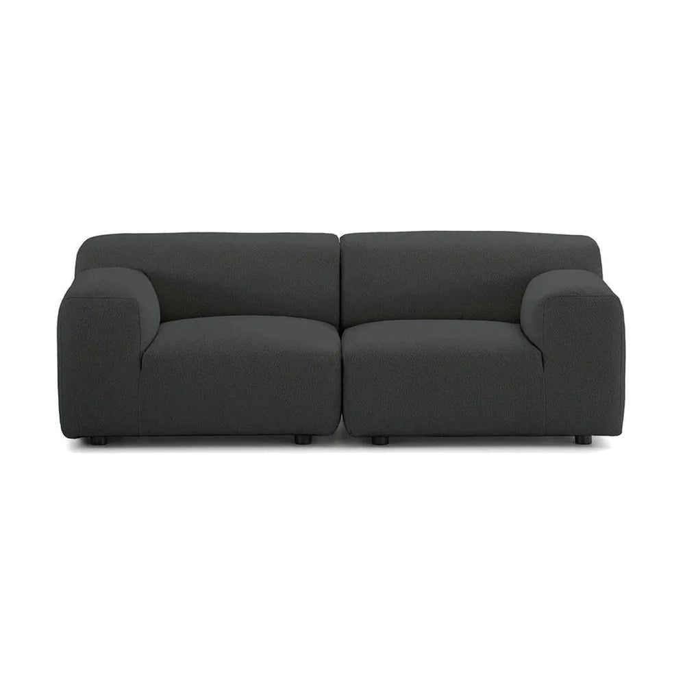 Kartell Plastics Duo 2 Seater Sofa Sx Orsetto, Grey