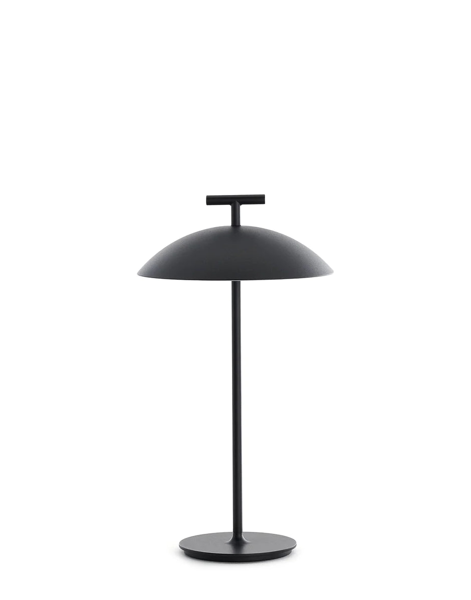Kartell Mini Geen Una lámpara de mesa portátil, negro