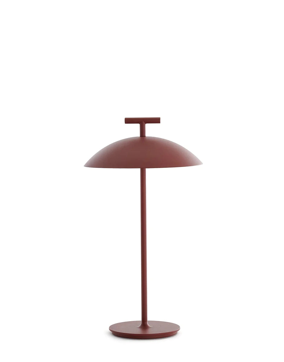 Kartell Mini Geen En bærbar bordlampe, murstein rød