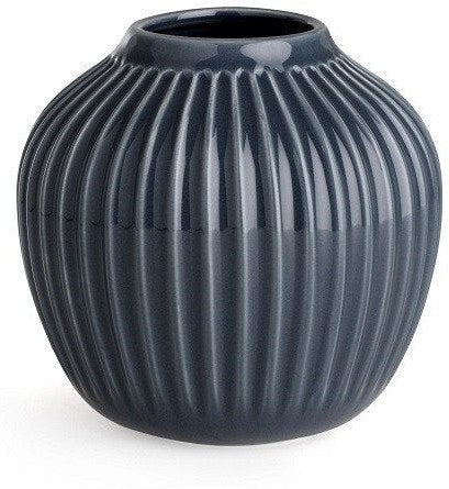 Kähler Hammershøi Vase Anthracite Gray, liten