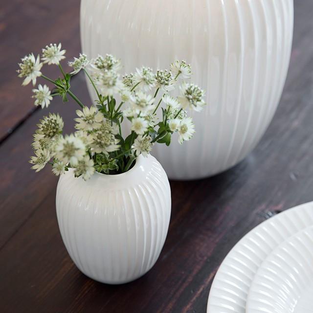 Kähler Hammershøi vase hvit, stor